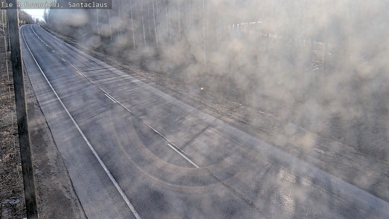 Weather Camera Image Road 4, Rovaniemi, Santa Claus, Rovaniemi, Lappi