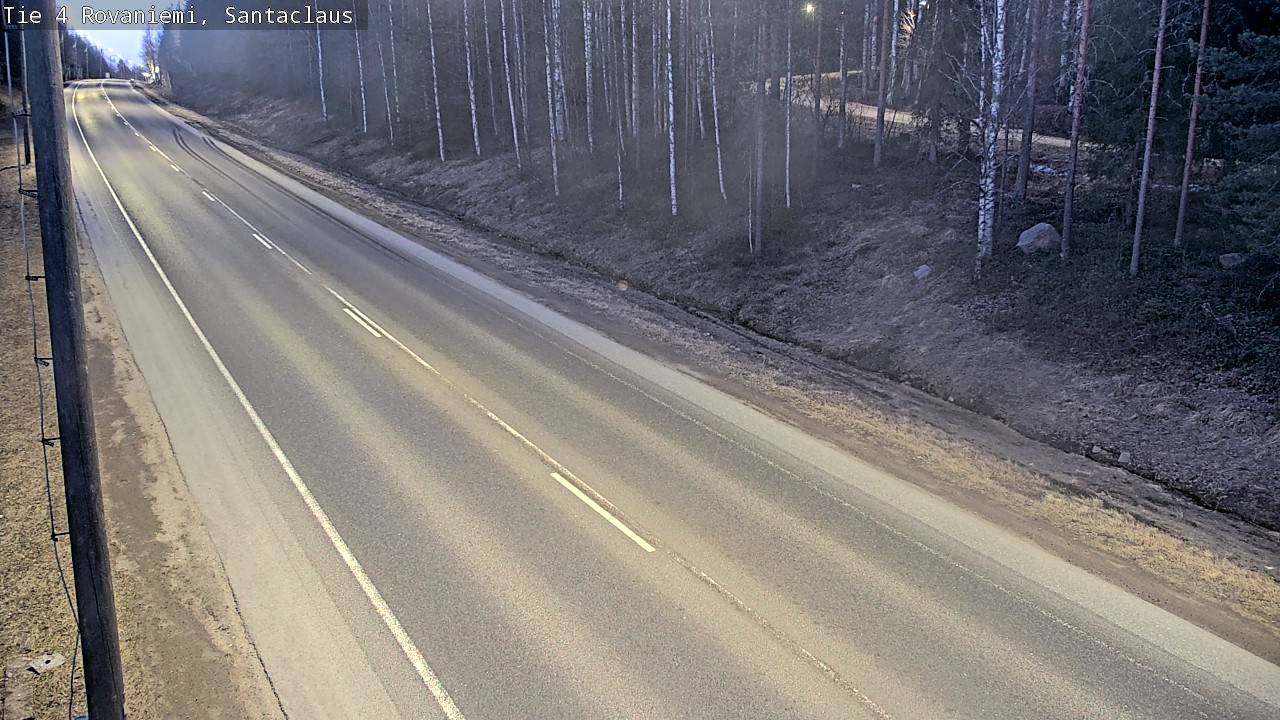 Weather Camera Image Road 4, Rovaniemi, Santa Claus, Rovaniemi, Lappi