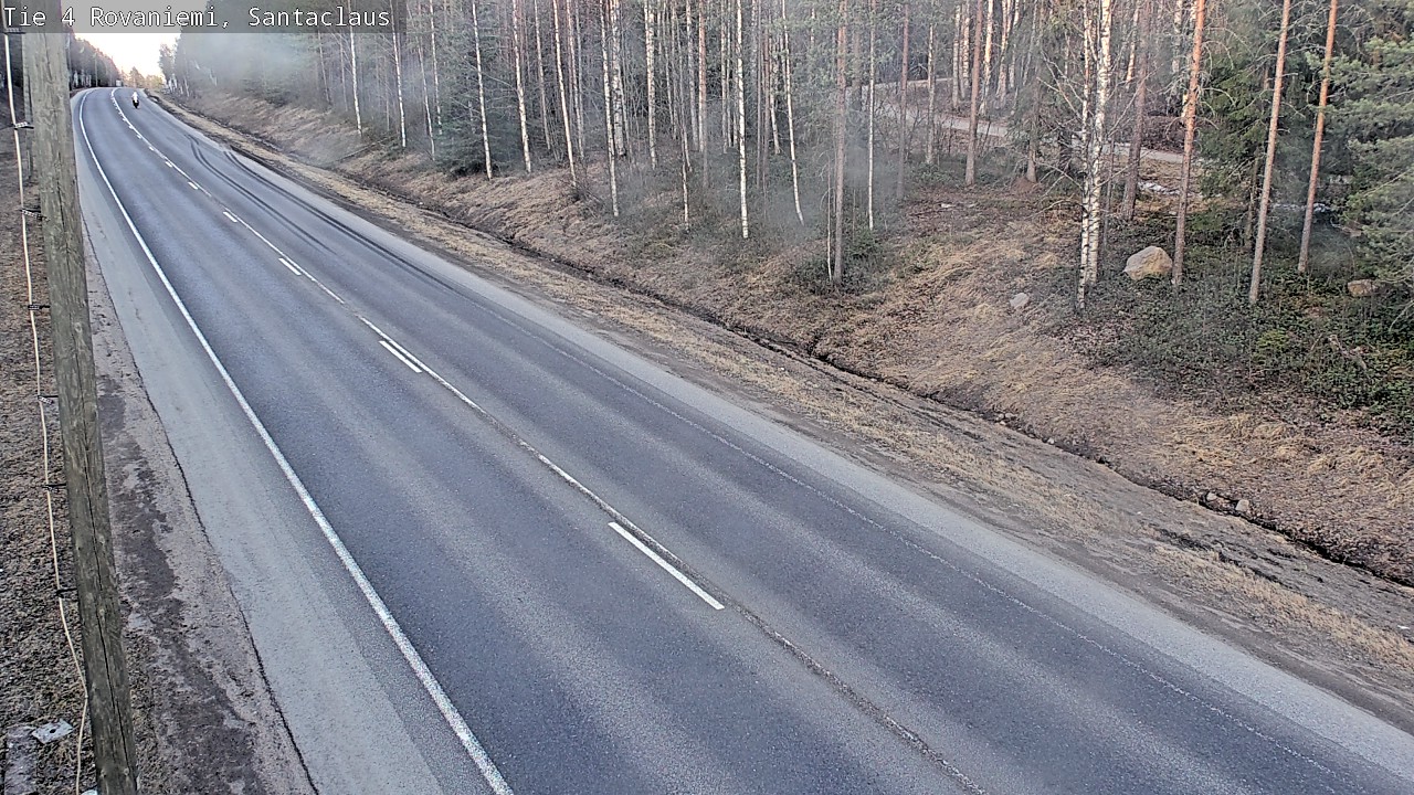 Weather Camera Image Väg 4 Rovaniemi, Santa Claus, Rovaniemi, Lappi