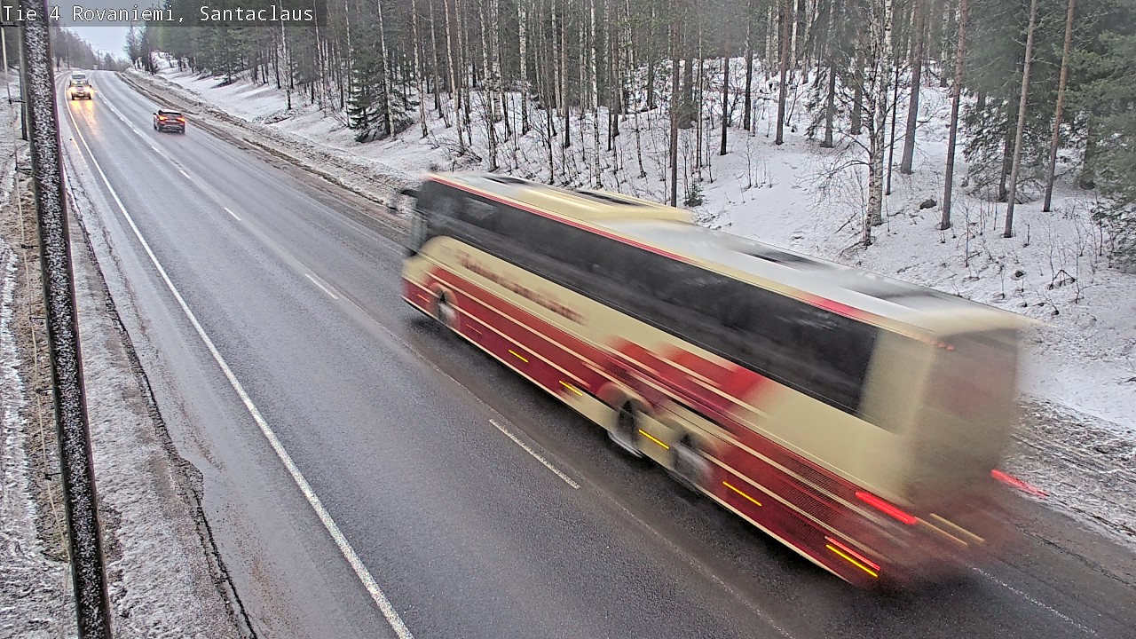 Weather Camera Image Road 4, Rovaniemi, Santa Claus, Rovaniemi, Lappi