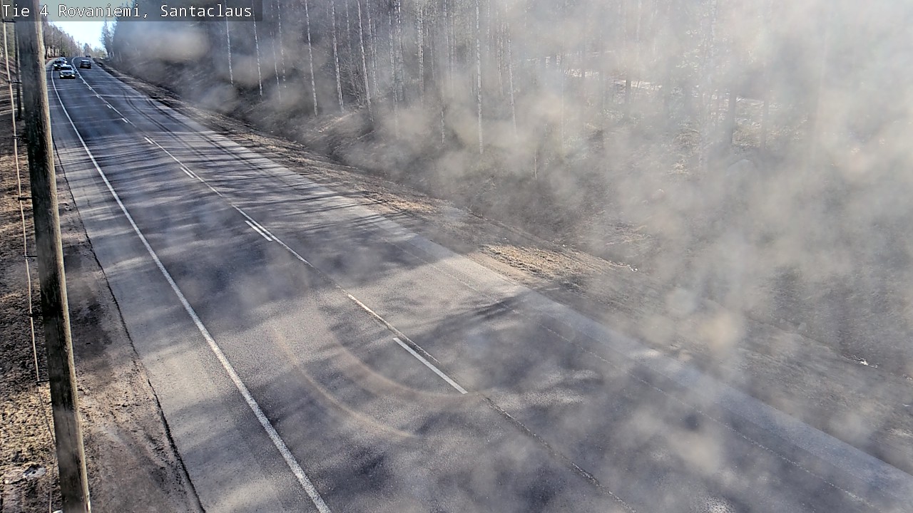 Weather Camera Image Road 4, Rovaniemi, Santa Claus, Rovaniemi, Lappi
