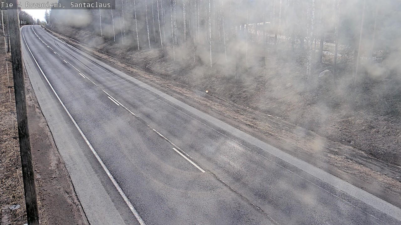 Weather Camera Image Väg 4 Rovaniemi, Santa Claus, Rovaniemi, Lappi