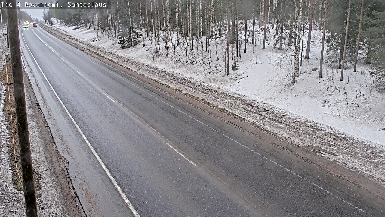 Weather Camera Image Road 4, Rovaniemi, Santa Claus, Rovaniemi, Lappi