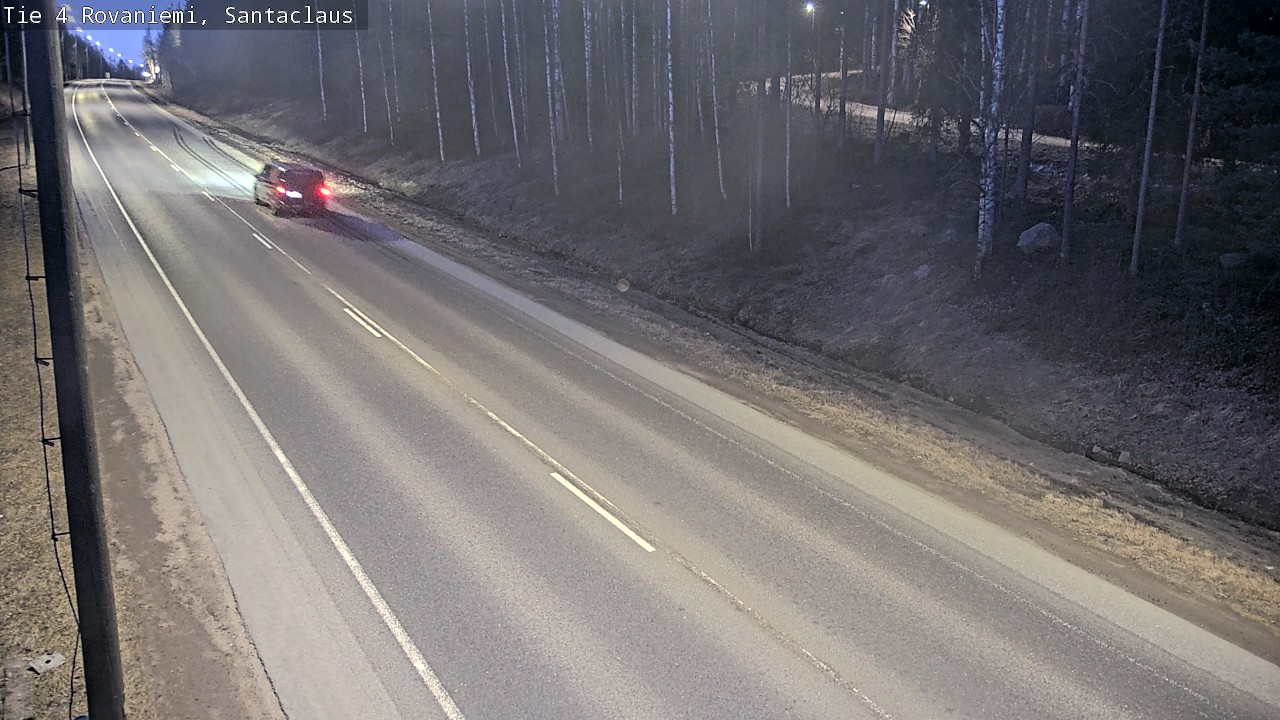 Weather Camera Image Road 4, Rovaniemi, Santa Claus, Rovaniemi, Lappi
