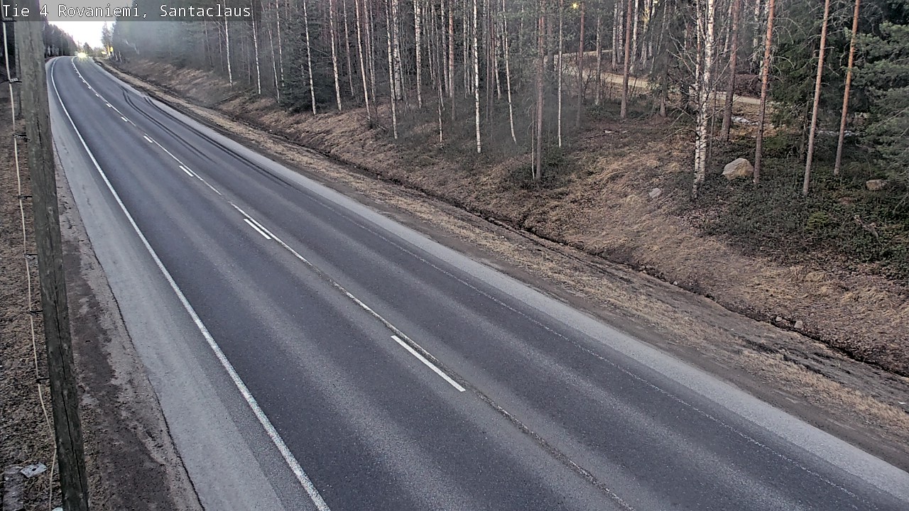 Weather Camera Image Road 4, Rovaniemi, Santa Claus, Rovaniemi, Lappi
