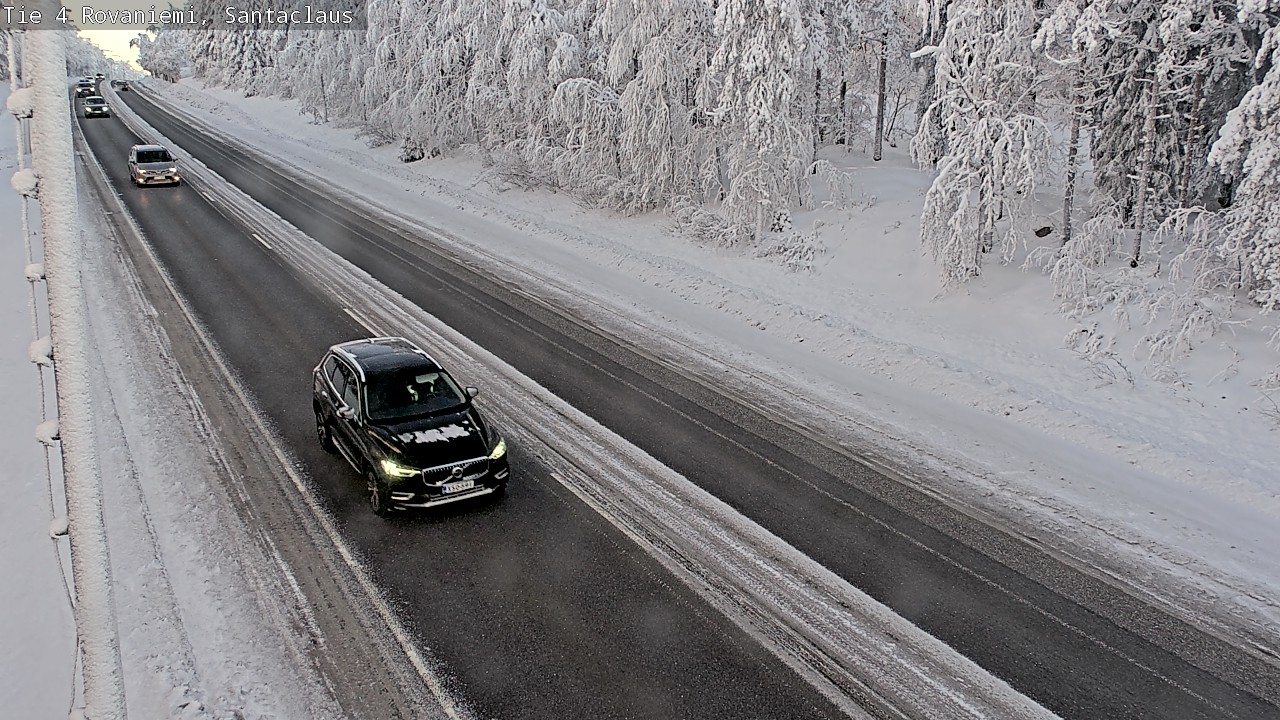 Weather Camera Image Road 4, Rovaniemi, Santa Claus, Rovaniemi, Lappi