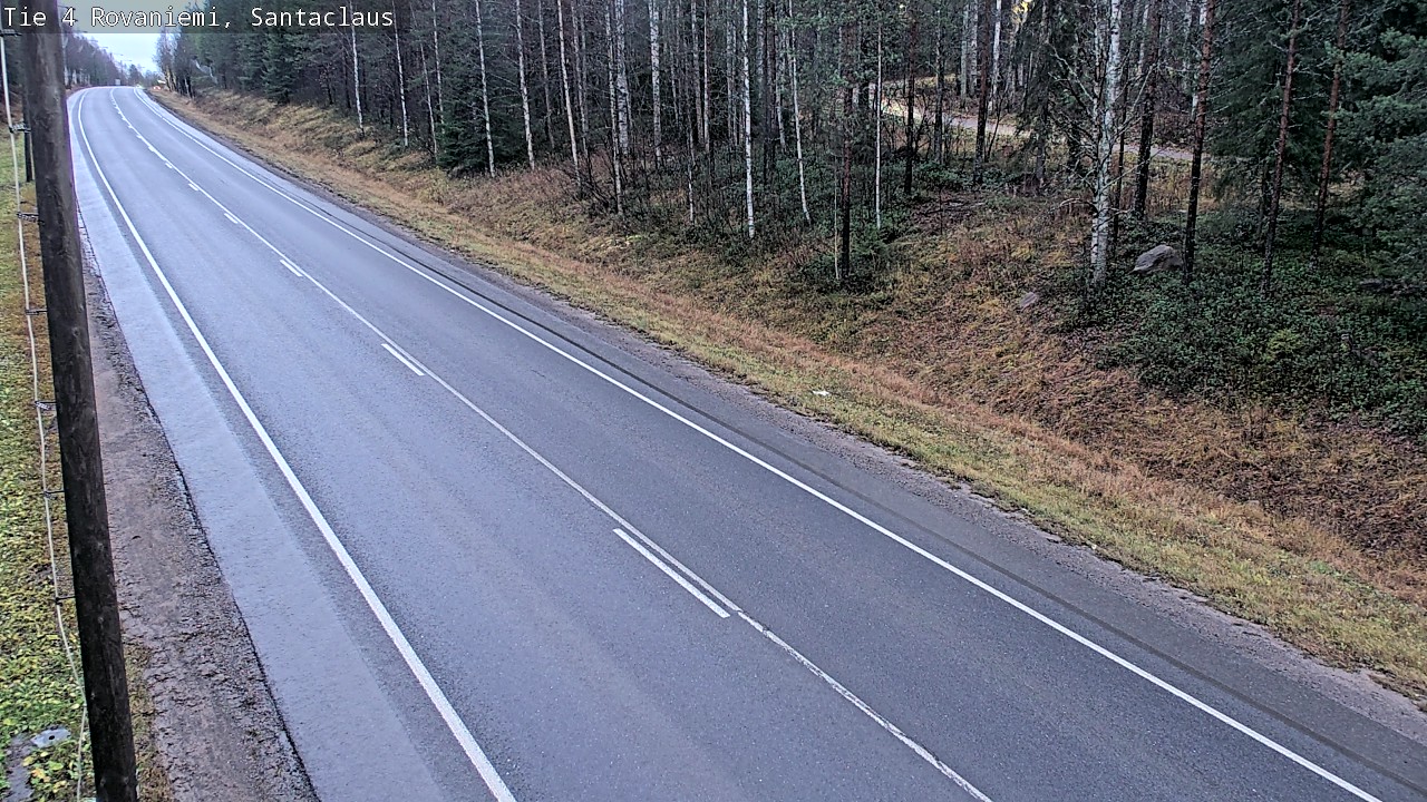 Weather Camera Image Road 4, Rovaniemi, Santa Claus, Rovaniemi, Lappi