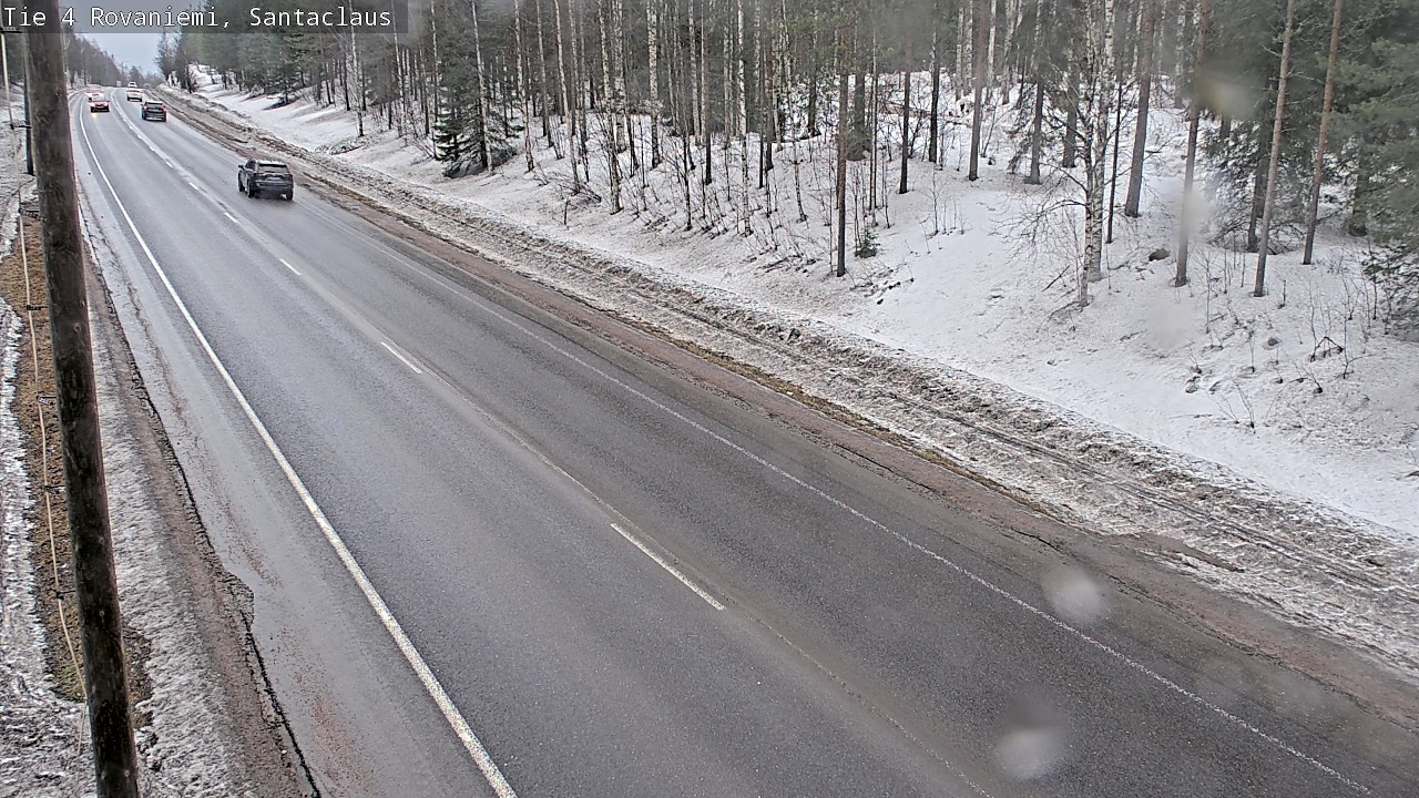 Weather Camera Image Road 4, Rovaniemi, Santa Claus, Rovaniemi, Lappi