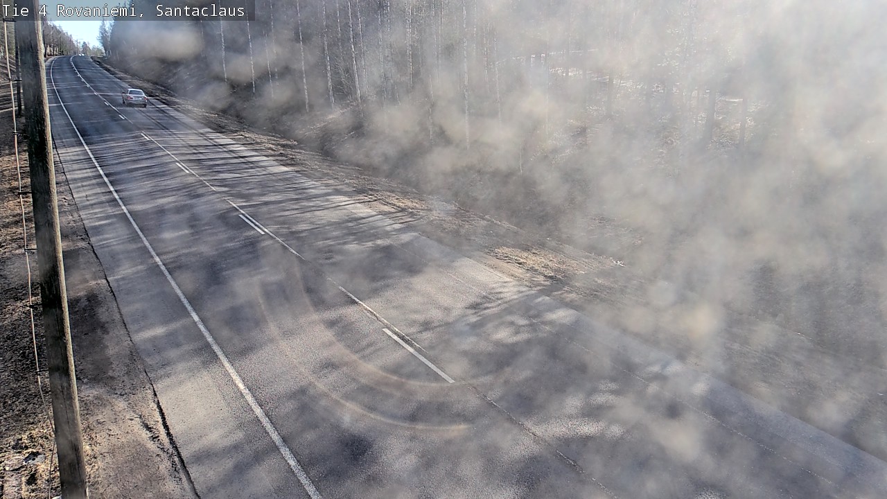Weather Camera Image Road 4, Rovaniemi, Santa Claus, Rovaniemi, Lappi