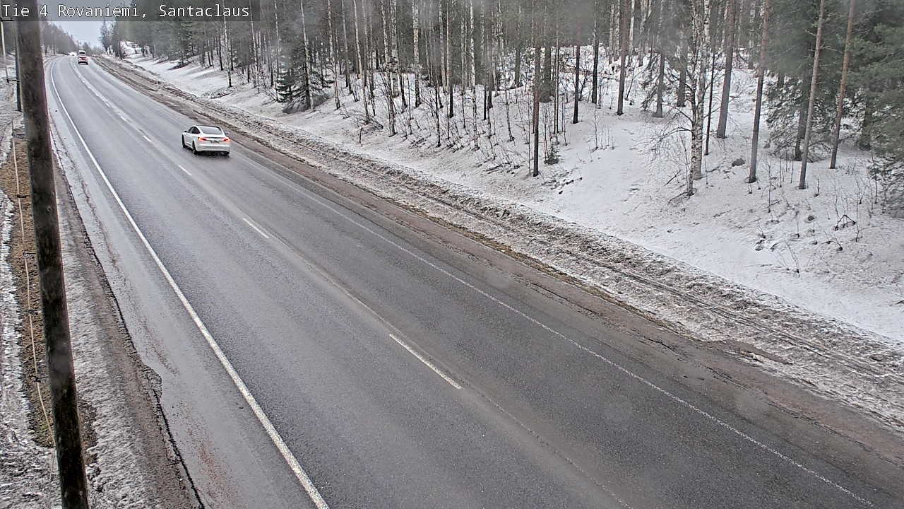 Weather Camera Image Road 4, Rovaniemi, Santa Claus, Rovaniemi, Lappi