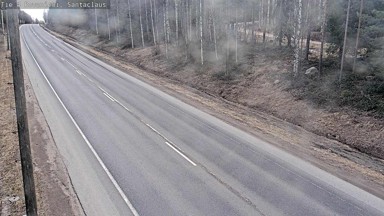 Weather Camera Image Road 4, Rovaniemi, Santa Claus, Rovaniemi, Lappi