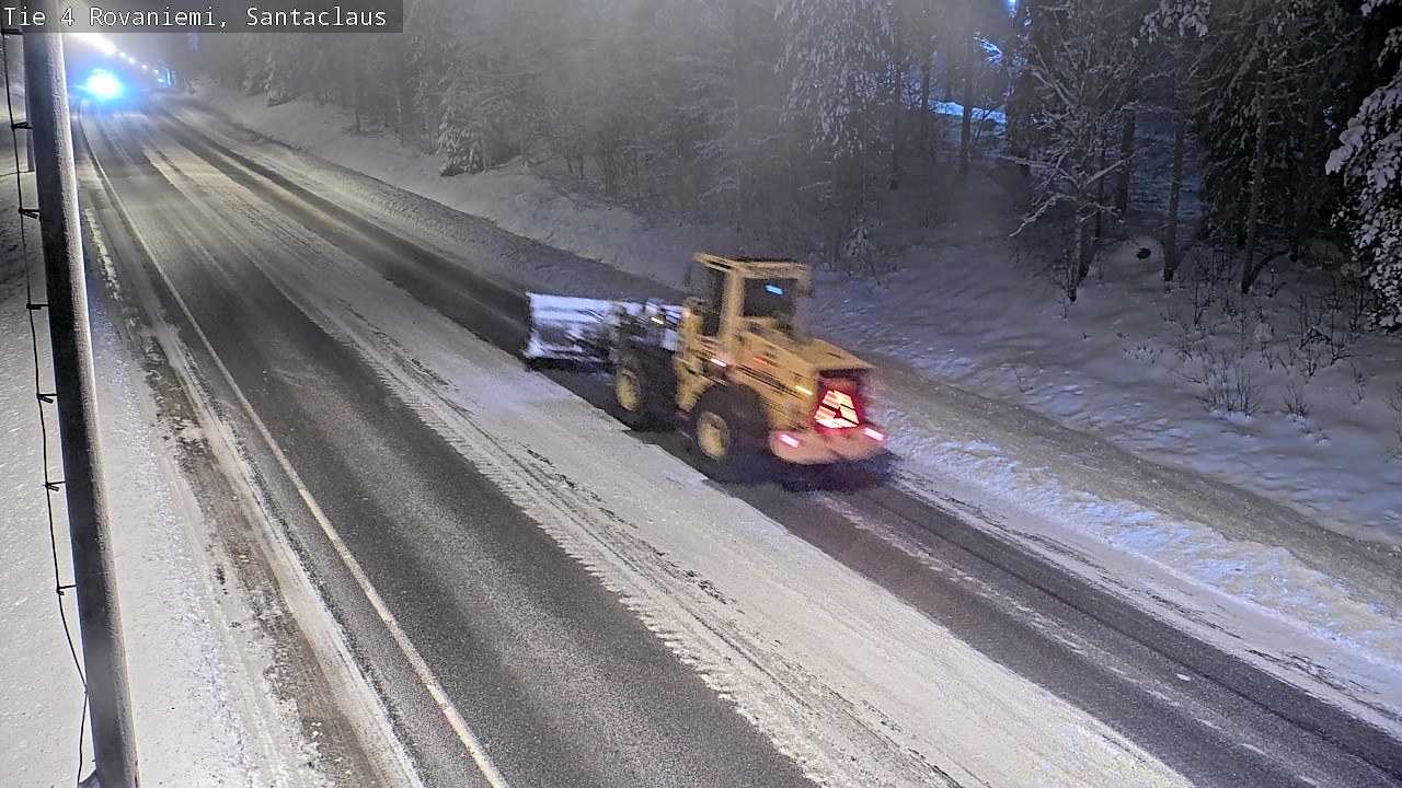 Weather Camera Image Väg 4 Rovaniemi, Santa Claus, Rovaniemi, Lappi