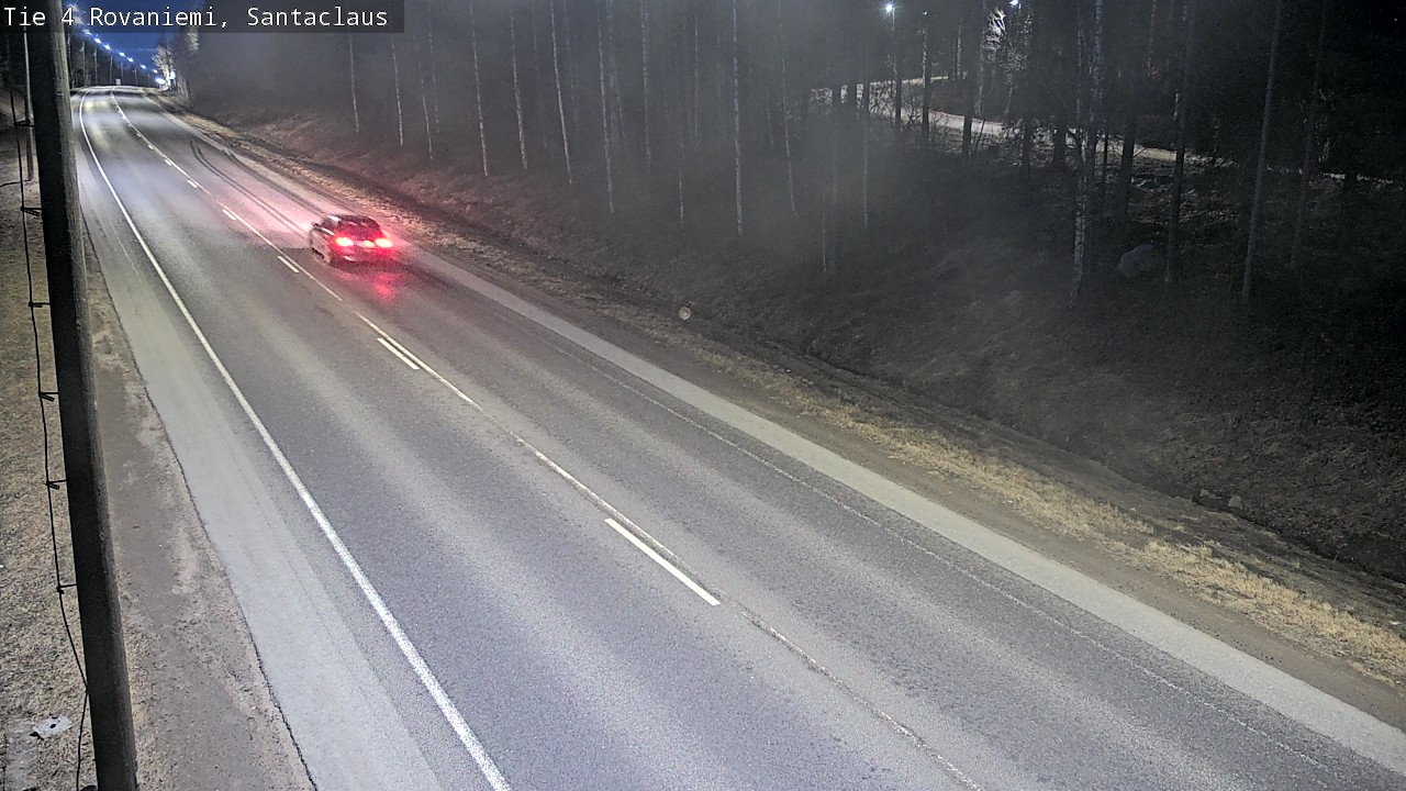 Weather Camera Image Väg 4 Rovaniemi, Santa Claus, Rovaniemi, Lappi