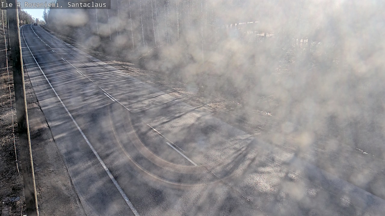 Weather Camera Image Road 4, Rovaniemi, Santa Claus, Rovaniemi, Lappi