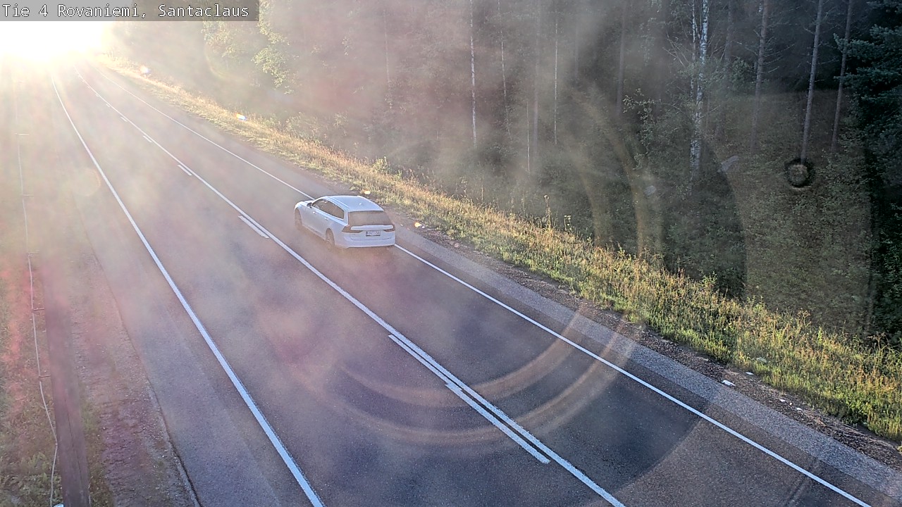 Weather Camera Image Väg 4 Rovaniemi, Santa Claus, Rovaniemi, Lappi