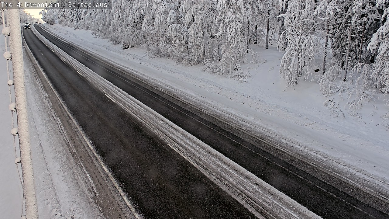 Weather Camera Image Road 4, Rovaniemi, Santa Claus, Rovaniemi, Lappi