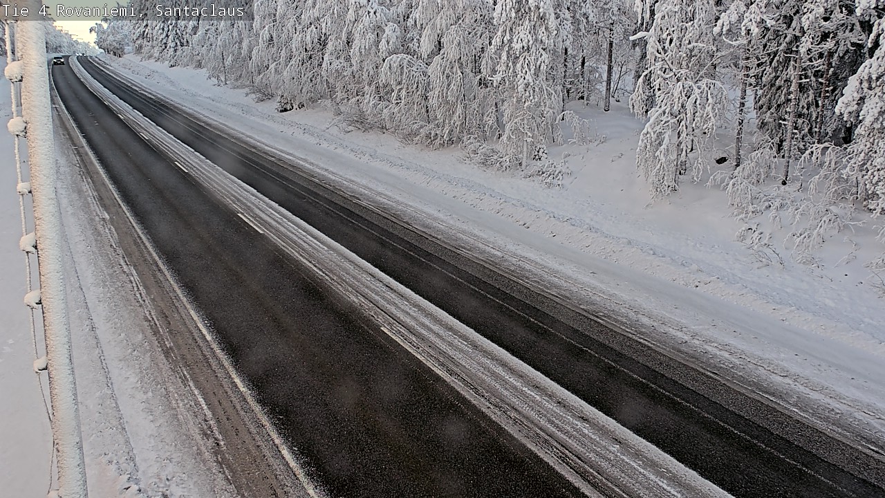 Weather Camera Image Road 4, Rovaniemi, Santa Claus, Rovaniemi, Lappi