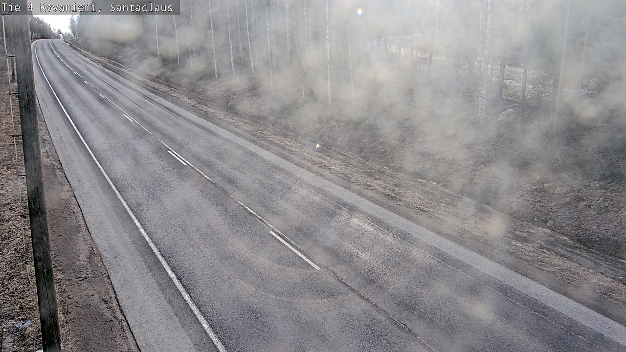 Weather Camera Image Väg 4 Rovaniemi, Santa Claus, Rovaniemi, Lappi