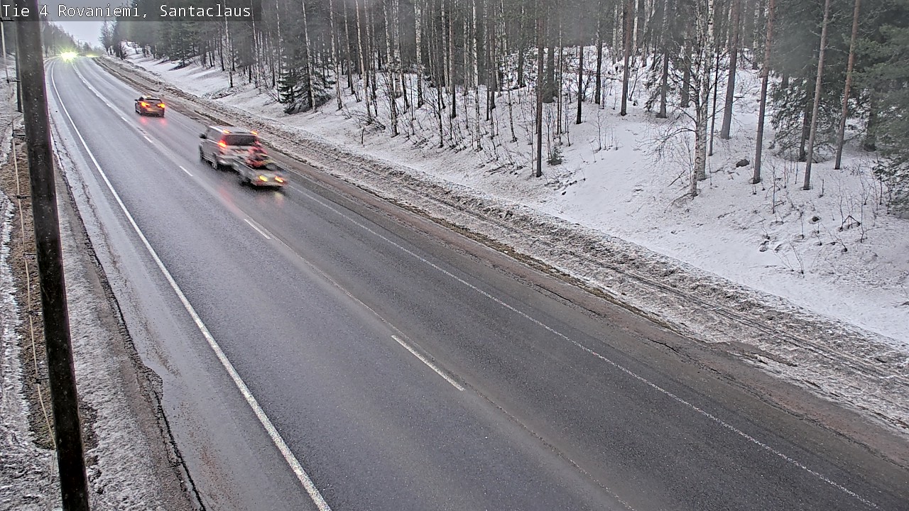 Weather Camera Image Road 4, Rovaniemi, Santa Claus, Rovaniemi, Lappi