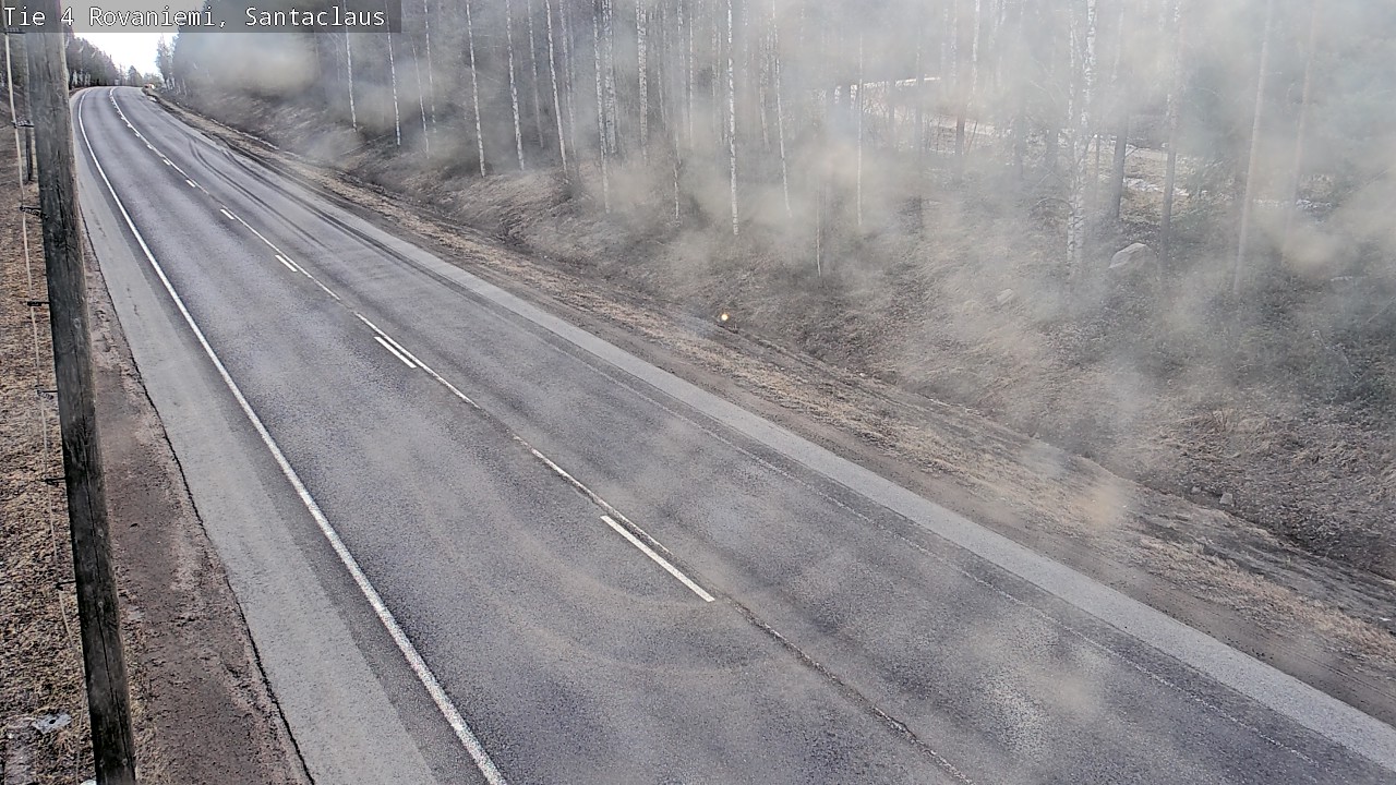 Weather Camera Image Väg 4 Rovaniemi, Santa Claus, Rovaniemi, Lappi