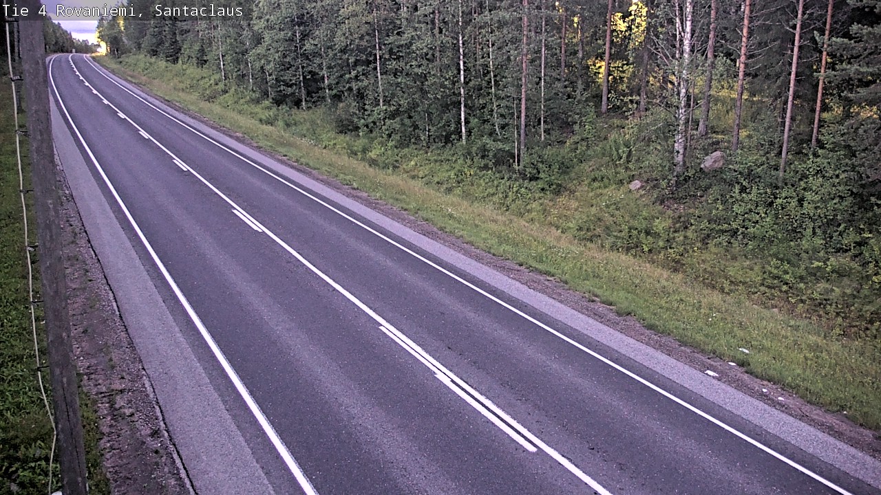 Weather Camera Image Väg 4 Rovaniemi, Santa Claus, Rovaniemi, Lappi