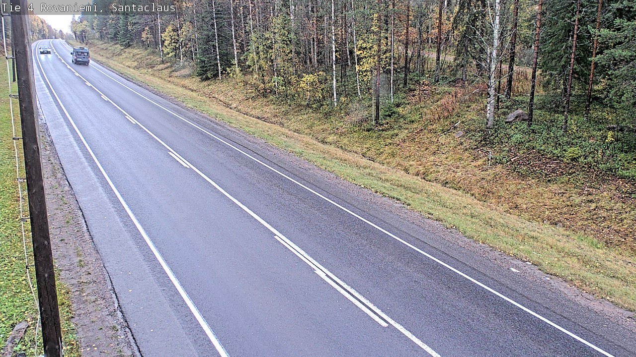 Weather Camera Image Road 4, Rovaniemi, Santa Claus, Rovaniemi, Lappi