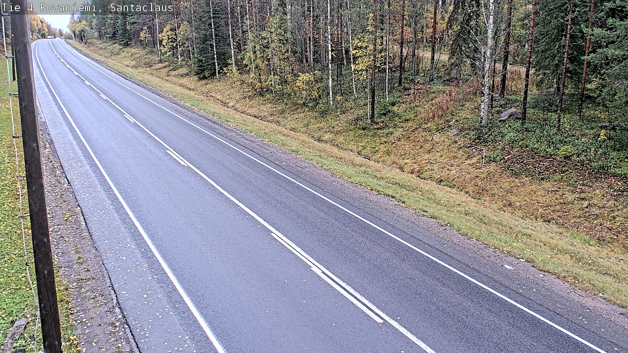 Weather Camera Image Väg 4 Rovaniemi, Santa Claus, Rovaniemi, Lappi