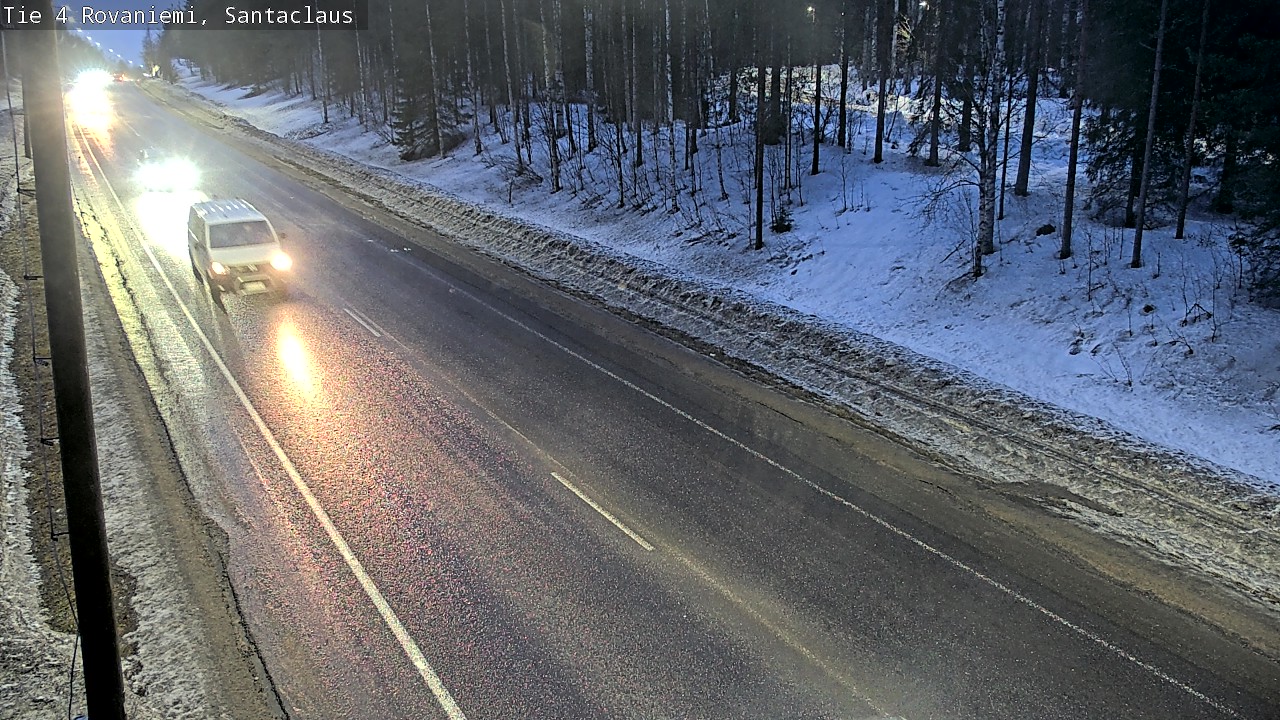 Weather Camera Image Road 4, Rovaniemi, Santa Claus, Rovaniemi, Lappi