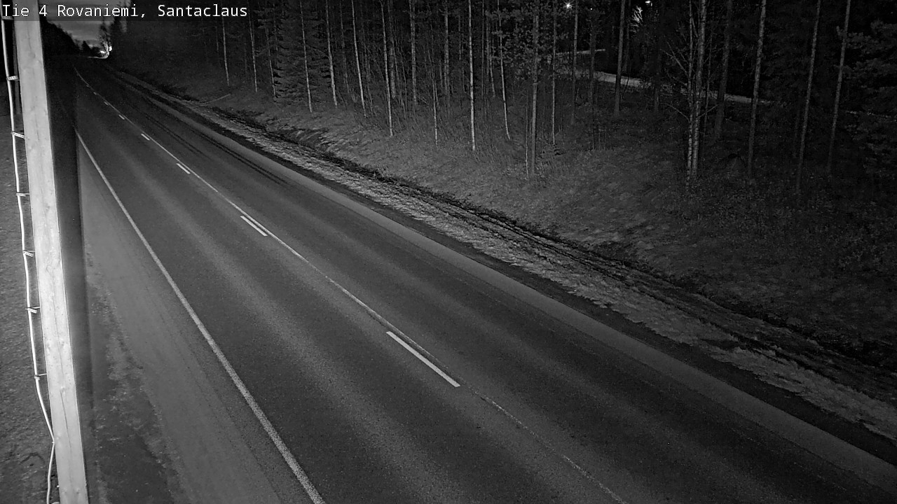 Weather Camera Image Road 4, Rovaniemi, Santa Claus, Rovaniemi, Lappi