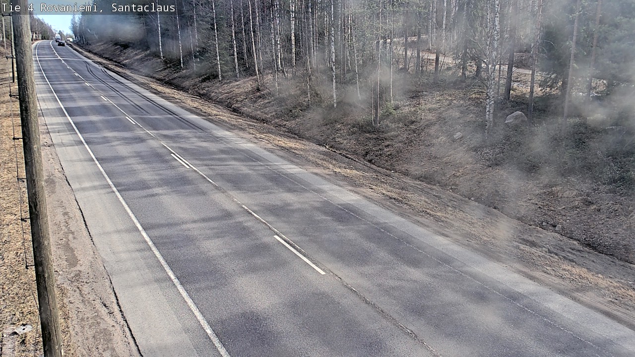 Weather Camera Image Road 4, Rovaniemi, Santa Claus, Rovaniemi, Lappi