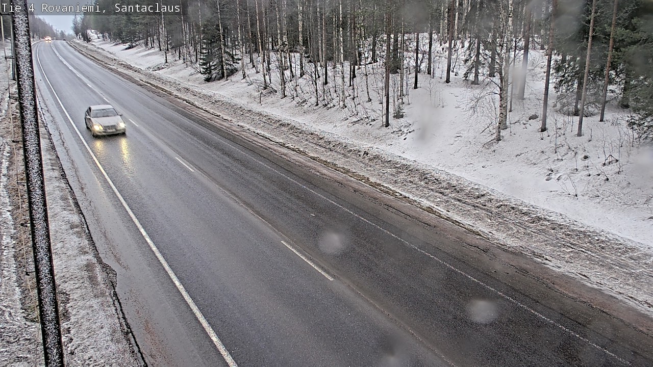 Weather Camera Image Road 4, Rovaniemi, Santa Claus, Rovaniemi, Lappi
