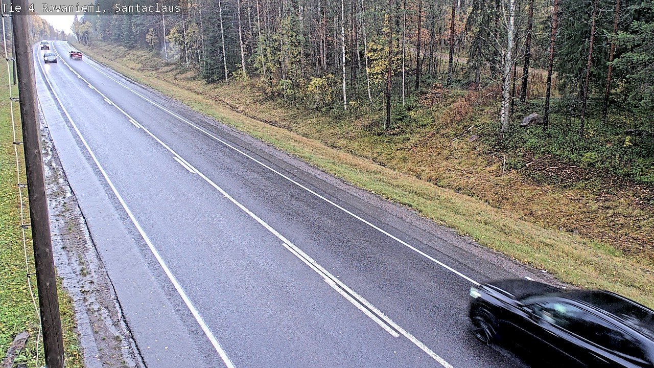 Weather Camera Image Väg 4 Rovaniemi, Santa Claus, Rovaniemi, Lappi