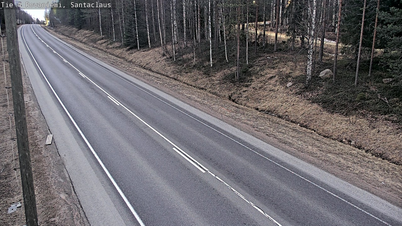 Weather Camera Image Road 4, Rovaniemi, Santa Claus, Rovaniemi, Lappi