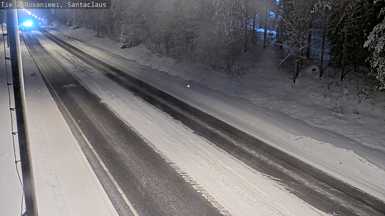 Weather Camera Image Väg 4 Rovaniemi, Santa Claus, Rovaniemi, Lappi