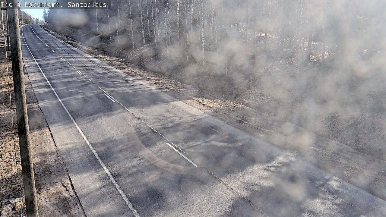 Weather Camera Image Road 4, Rovaniemi, Santa Claus, Rovaniemi, Lappi