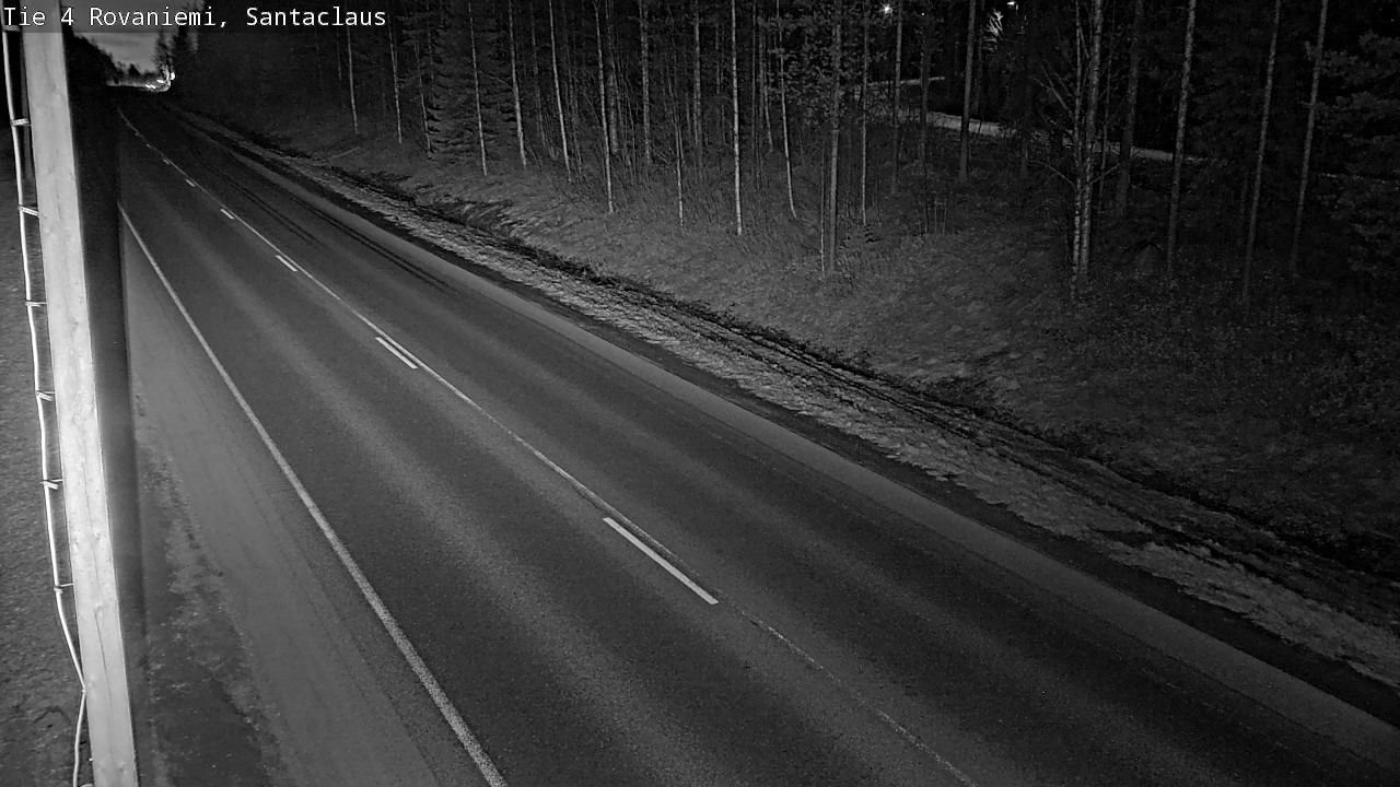 Weather Camera Image Road 4, Rovaniemi, Santa Claus, Rovaniemi, Lappi