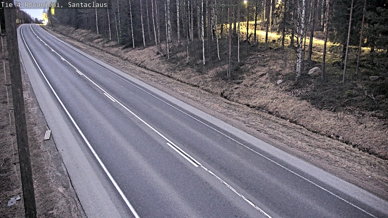 Weather Camera Image Road 4, Rovaniemi, Santa Claus, Rovaniemi, Lappi