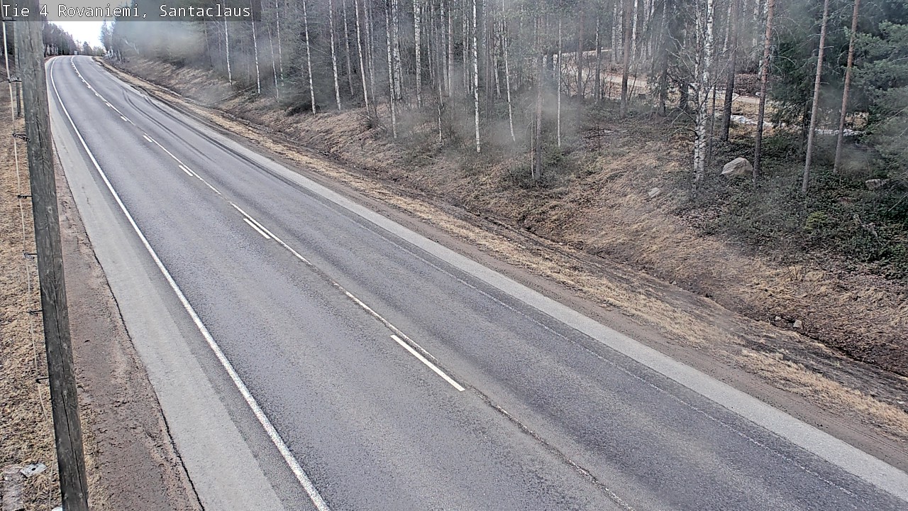 Weather Camera Image Väg 4 Rovaniemi, Santa Claus, Rovaniemi, Lappi