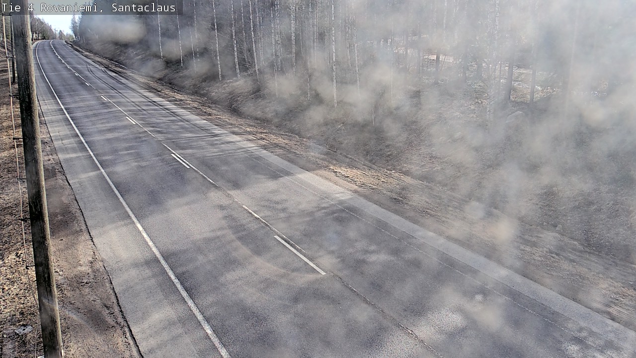 Weather Camera Image Väg 4 Rovaniemi, Santa Claus, Rovaniemi, Lappi