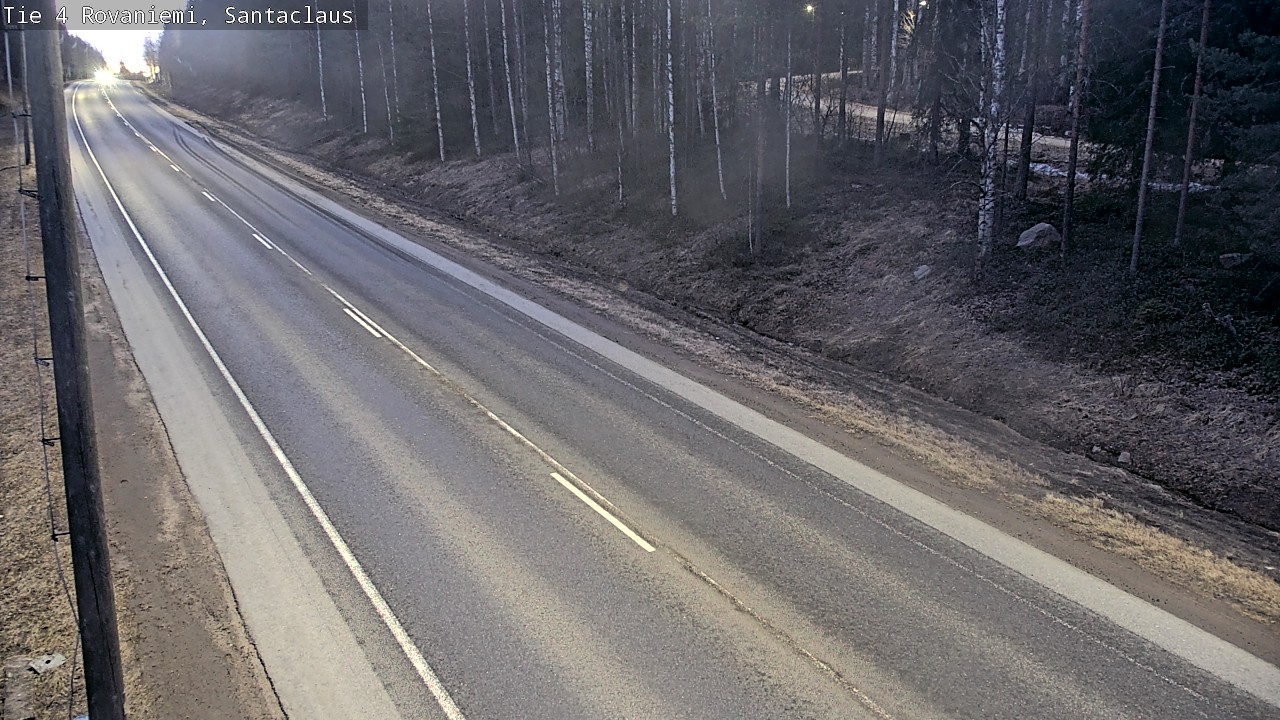 Weather Camera Image Väg 4 Rovaniemi, Santa Claus, Rovaniemi, Lappi