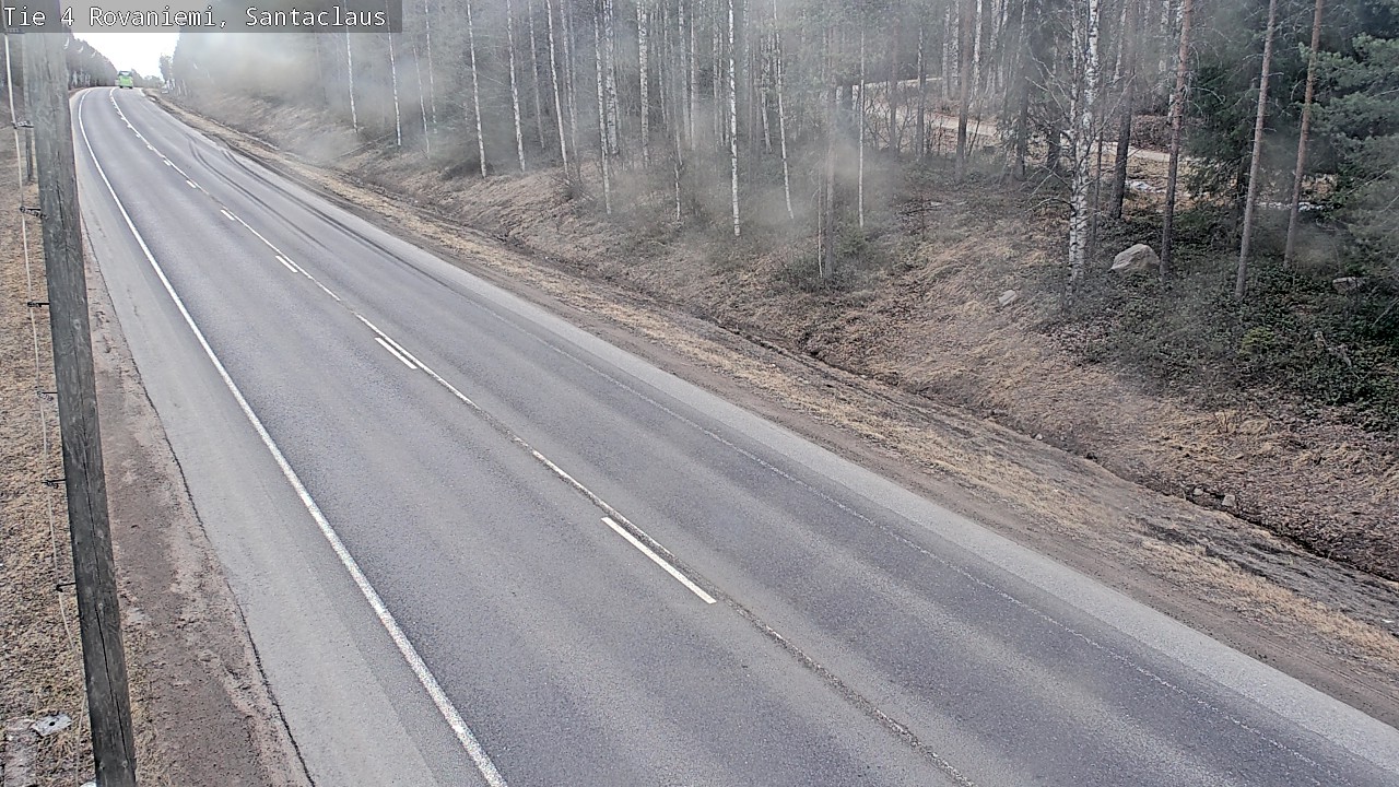 Weather Camera Image Road 4, Rovaniemi, Santa Claus, Rovaniemi, Lappi