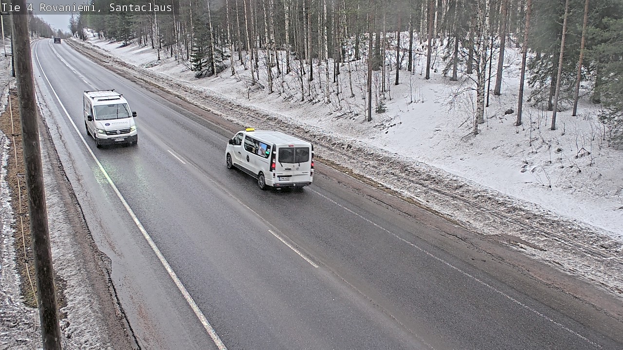 Weather Camera Image Road 4, Rovaniemi, Santa Claus, Rovaniemi, Lappi