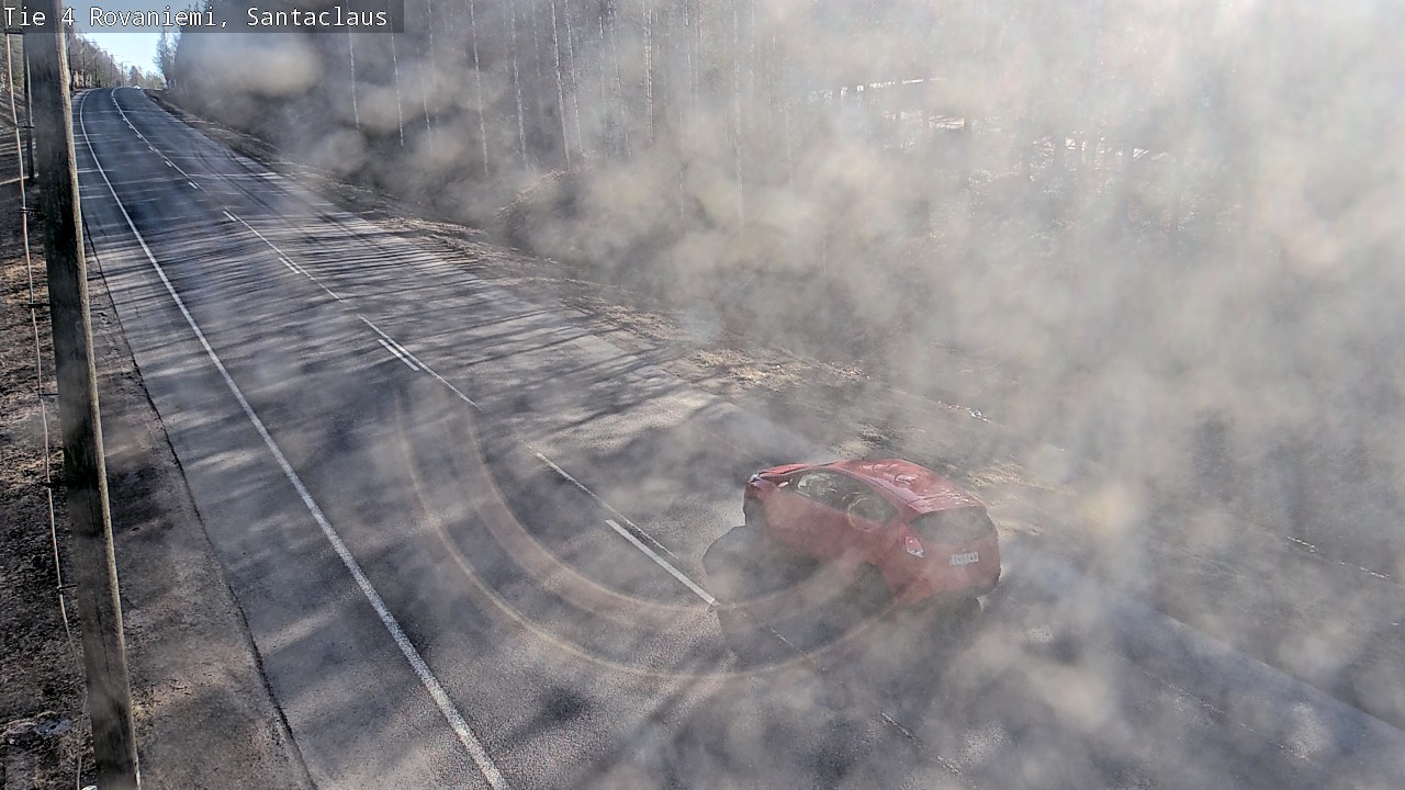 Weather Camera Image Road 4, Rovaniemi, Santa Claus, Rovaniemi, Lappi