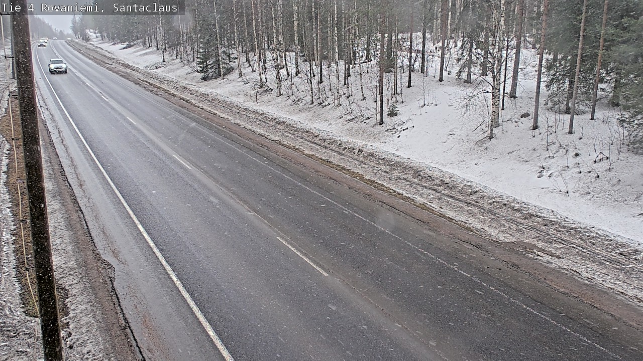 Weather Camera Image Road 4, Rovaniemi, Santa Claus, Rovaniemi, Lappi
