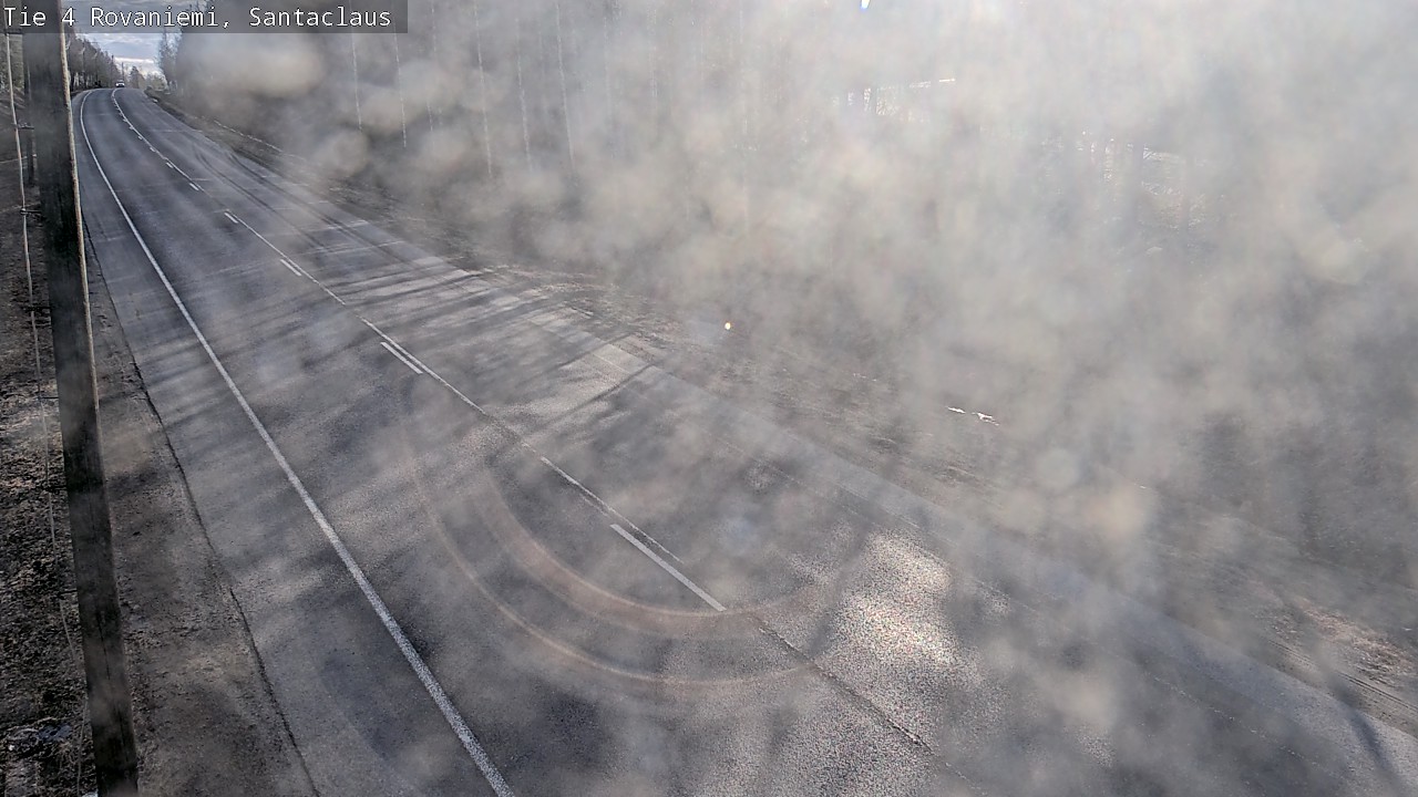 Weather Camera Image Road 4, Rovaniemi, Santa Claus, Rovaniemi, Lappi
