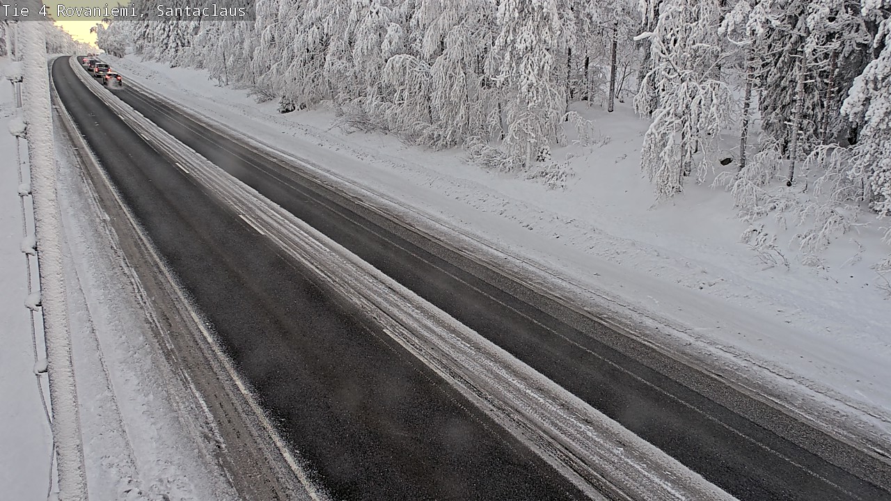 Weather Camera Image Road 4, Rovaniemi, Santa Claus, Rovaniemi, Lappi