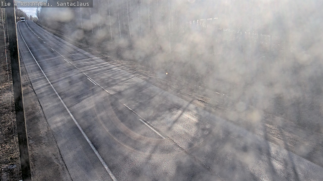 Weather Camera Image Road 4, Rovaniemi, Santa Claus, Rovaniemi, Lappi