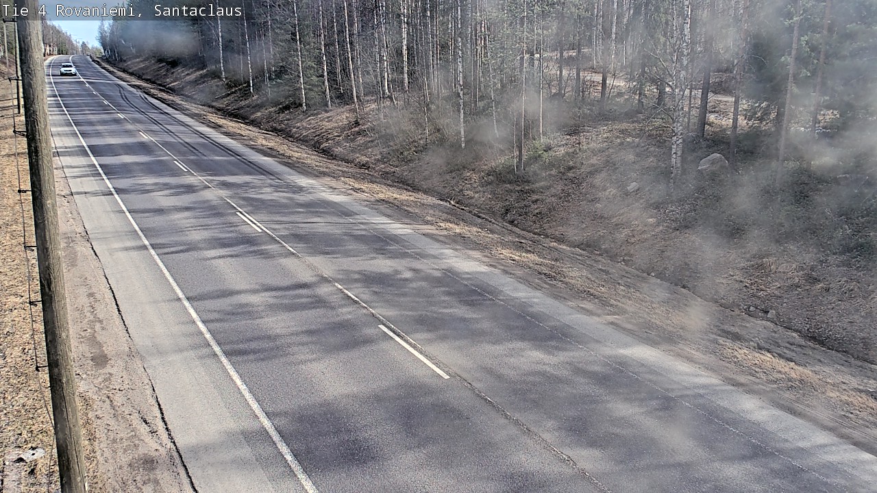 Weather Camera Image Road 4, Rovaniemi, Santa Claus, Rovaniemi, Lappi