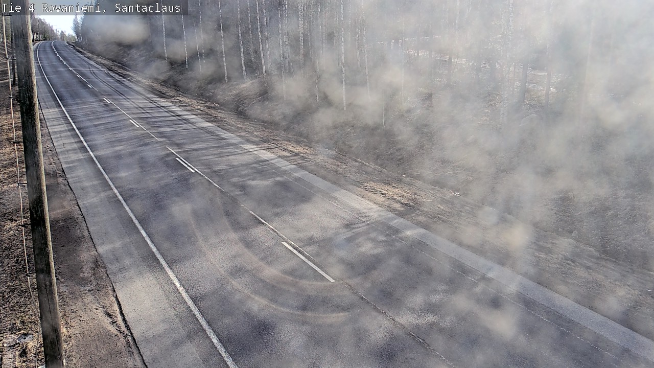 Weather Camera Image Väg 4 Rovaniemi, Santa Claus, Rovaniemi, Lappi