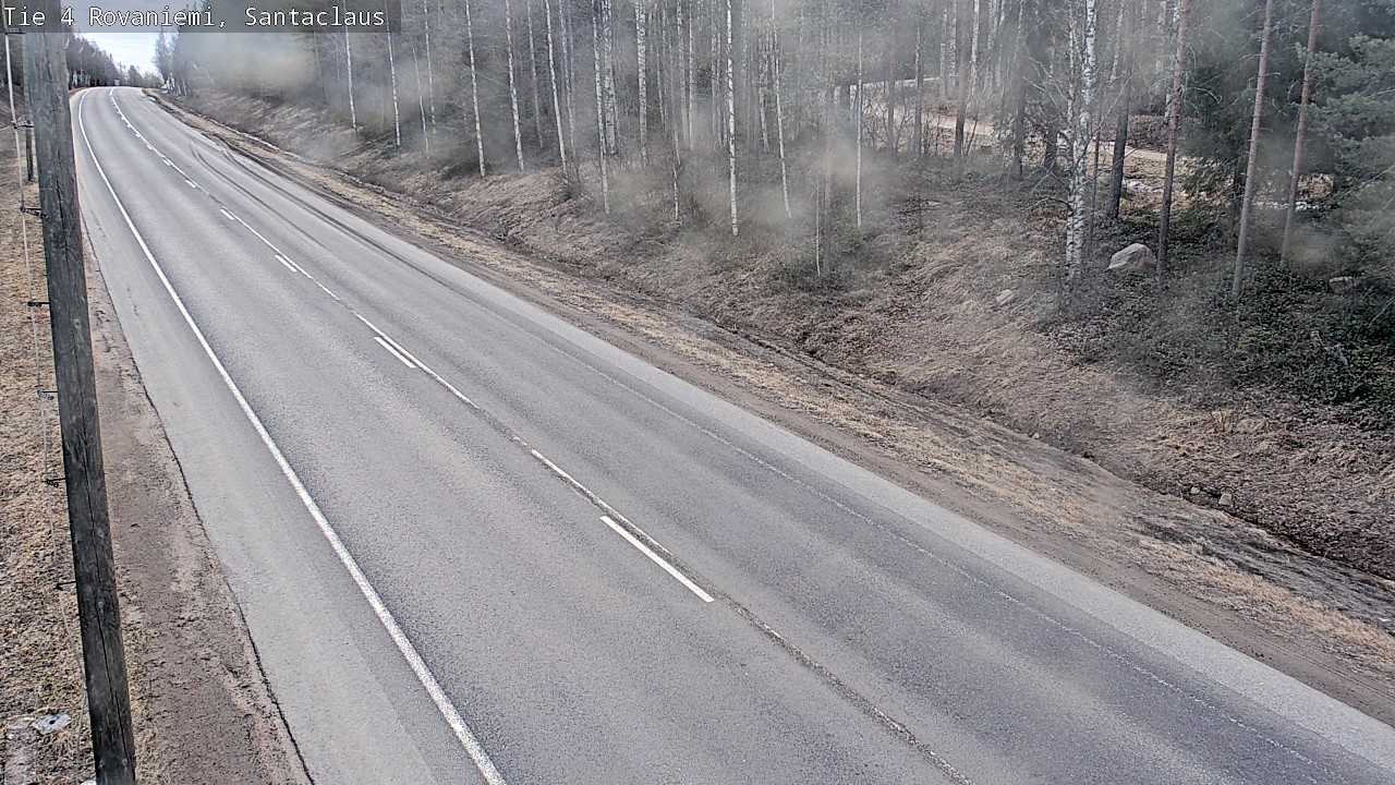 Weather Camera Image Road 4, Rovaniemi, Santa Claus, Rovaniemi, Lappi